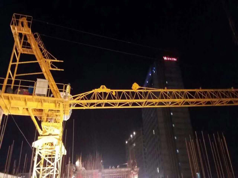 In Bangladesh,SF180/10t Inside Climbing Tower Crane