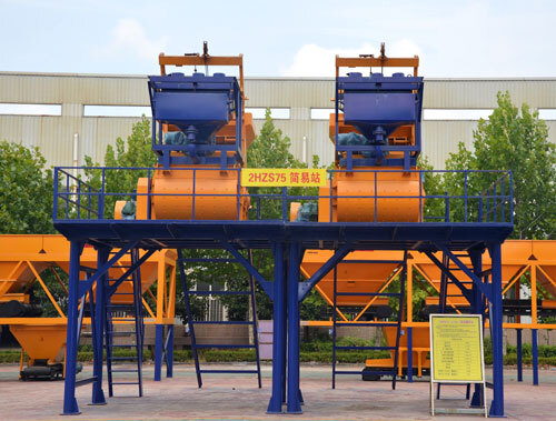 2HZS60 Concrete Mixing Plant