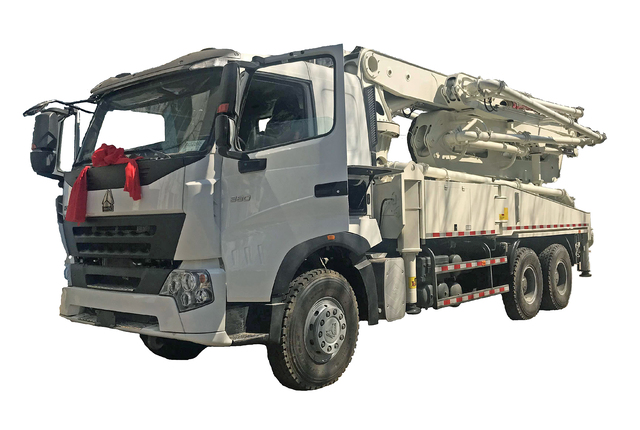 38m concrete boom pump truck