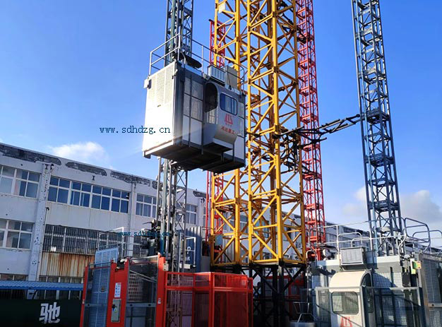 Exported to Uganda，SC200/200P Construction Hoist