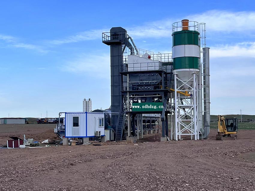 Export to the Mongolia,LBM1500 Asphalt Mixing Plant
