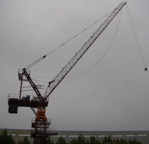 QTD80 Luffing Tower Crane