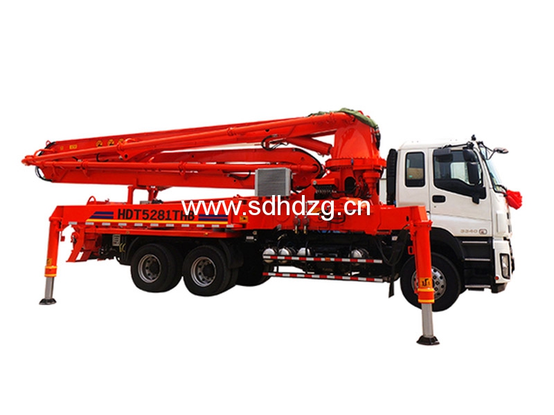 37m concrete boom pump truck