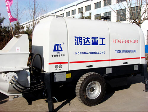 HBT60S1413-130R Trailer Concrete Pump